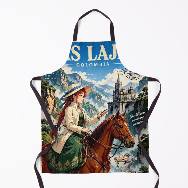 Item preview, Colombia — Las Lajas Sanctuary — An Elegant Equestrian Journey Through the Andean Canyon designed and sold by DibujandoPorfa.
