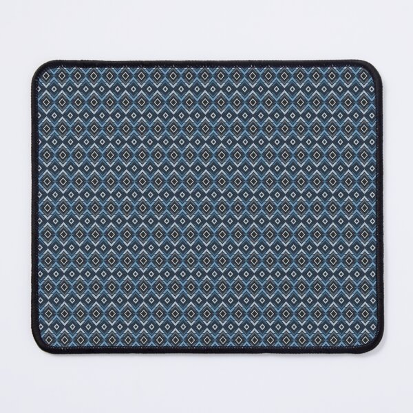 Item preview, Blue Ethnic Geometric Diamond Pattern designed and sold by Vinegarice.