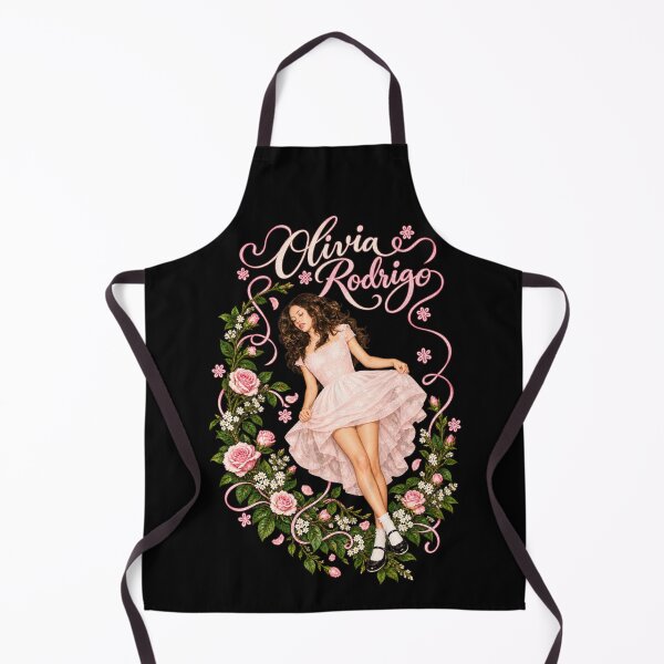 Item preview, Olivia Rodrigo Pink Floral Dress Roses Frame Elegant Portrait designed and sold by Cuiroblinda.