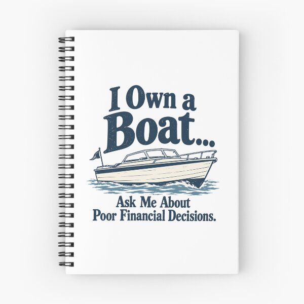 Item preview, Poor Financial Decisions - Boat Humor designed and sold by CampAndCoast.