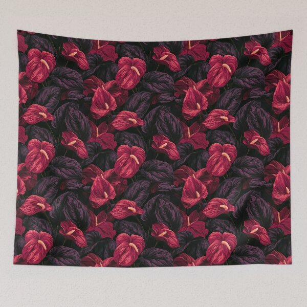 Item preview, Whimsical Pothos Print  - Birth Flower Pattern - Birthday Gift Ideas designed and sold by RoyalStarsPatts.