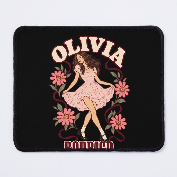 Item preview, Olivia Rodrigo Pink Dress Walking Among Flowers Retro Style designed and sold by Cuiroblinda.