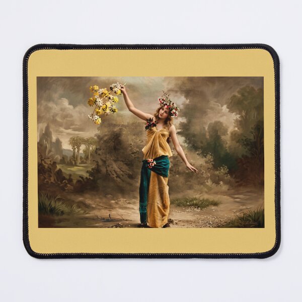 Item preview, Victorian Spring Maiden in Floral Gown designed and sold by ArtworkNorth.
