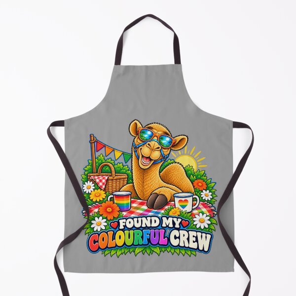 Item preview, FOUND MY COLOURFUL CREW – Chosen Family Picnic Pride Camel – Funny Animal T-Shirt Gift for Animal Lovers designed and sold by Camel & Quirk.