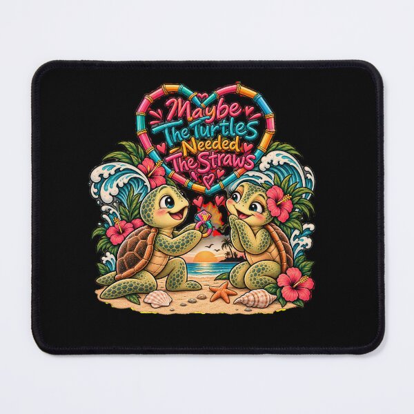 Item preview, Maybe The Turtles Needed The Straws Sarcastic Sea Turtle designed and sold by Crystal-Tree.