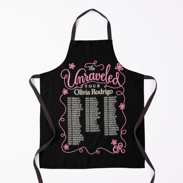 Item preview, The Unraveled Tour Olivia Rodrigo Pink String Frame Full Dates designed and sold by Cuiroblinda.
