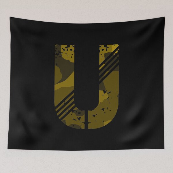 Item preview, Letter U - Alphabet Lover Graphic Design designed and sold by Gustavo Navarro.