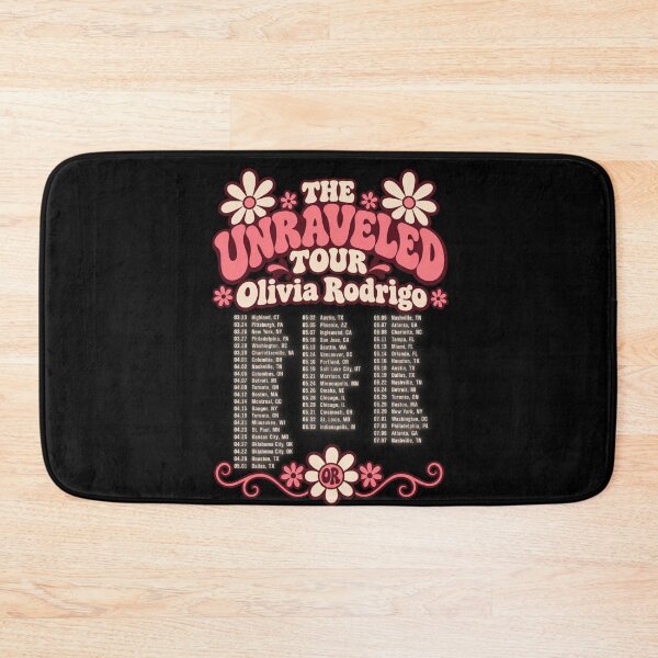 Item preview, The Unraveled Tour Olivia Rodrigo Daisy Flowers Retro Pink Dates designed and sold by Cuiroblinda.
