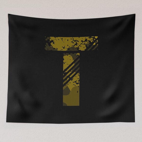 Item preview, Letter T - Bold Initial Typography Art designed and sold by Gustavo Navarro.