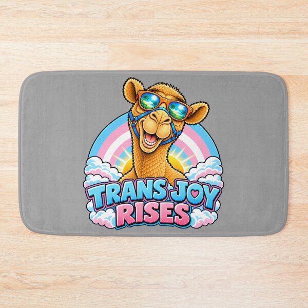 Item preview, TRANS JOY RISES – Trans Joy Sunrise Pride Camel – Funny Animal T-Shirt Gift for Animal Lovers designed and sold by Camel & Quirk.
