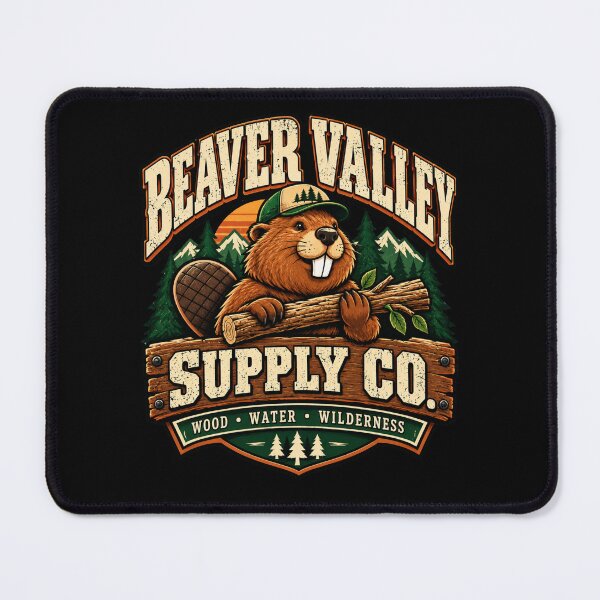 Item preview, There’s No Place I'd Rather Be Than Beaver Valley Funny Quote designed and sold by DarkRelicStudio.