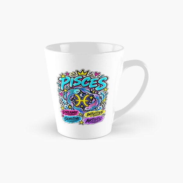 Item preview, Pisces Zodiac Sign – Colorful Pop Astrology Fish Personality Design designed and sold by MetaModel Editions.