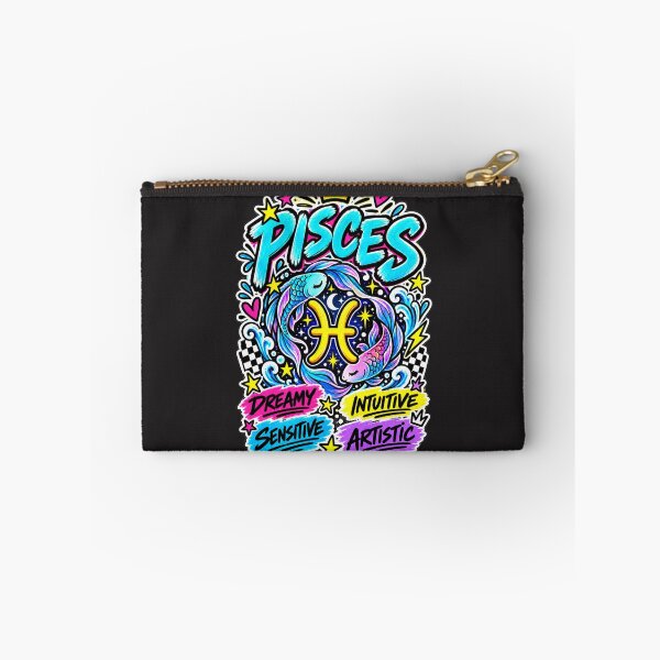 Item preview, Pisces Zodiac Sign – Colorful Pop Astrology Fish Personality Design designed and sold by MetaModel Editions.