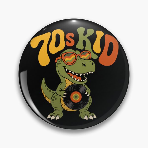 Item preview, 70s Kid Retro Dinosaur Vinyl Record Groovy T-Shirt designed and sold by digital.stickerperso.com.