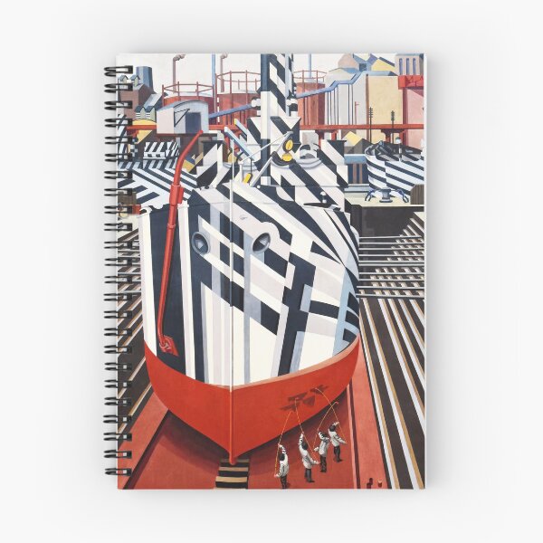 Item preview, Edward Wadsworth, “Dazzle-ships in Drydock at Liverpool”, 1919, Art Print designed and sold by Fine-Art-Hub.