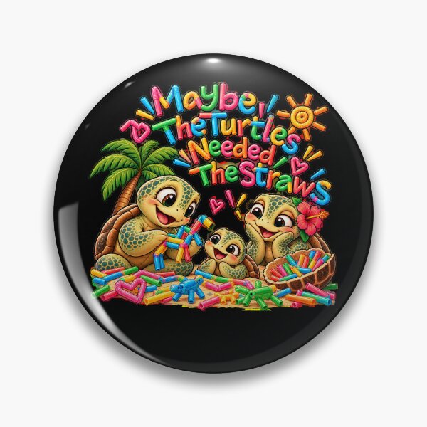 Item preview, Maybe The Turtles Needed The Straws Sarcastic Sea Turtle designed and sold by Crystal-Tree.