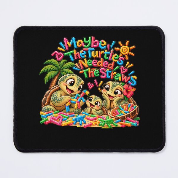 Item preview, Maybe The Turtles Needed The Straws Sarcastic Sea Turtle designed and sold by Crystal-Tree.