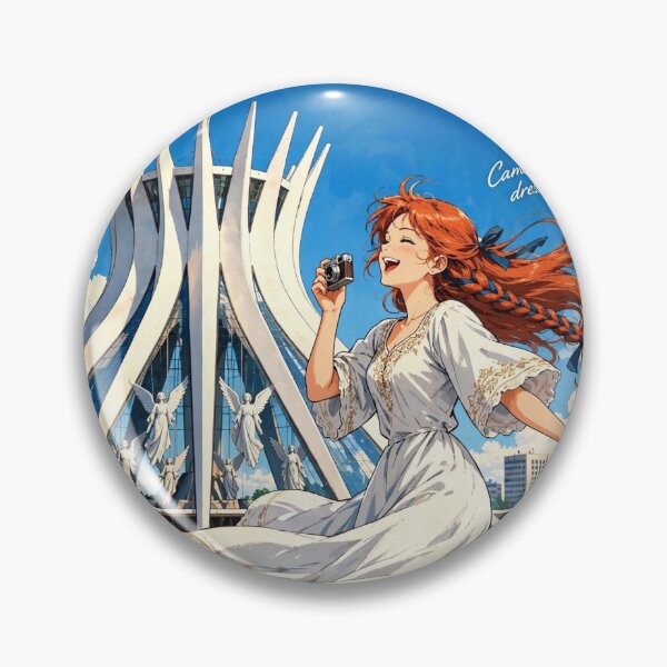Item preview, Brazil — Cathedral of Brasília — A Spirited Dance Among Modern Architectural Curves designed and sold by DibujandoPorfa.