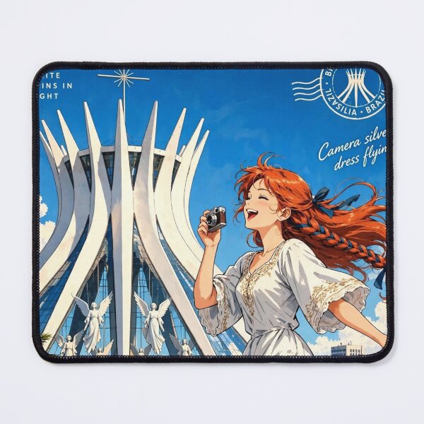 Item preview, Brazil — Cathedral of Brasília — A Spirited Dance Among Modern Architectural Curves designed and sold by DibujandoPorfa.