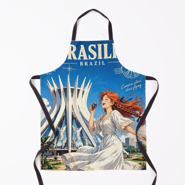 Item preview, Brazil — Cathedral of Brasília — A Spirited Dance Among Modern Architectural Curves designed and sold by DibujandoPorfa.