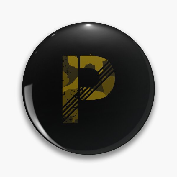 Item preview, Letter P - Modern Initial Graphic Art designed and sold by Gustavo Navarro.