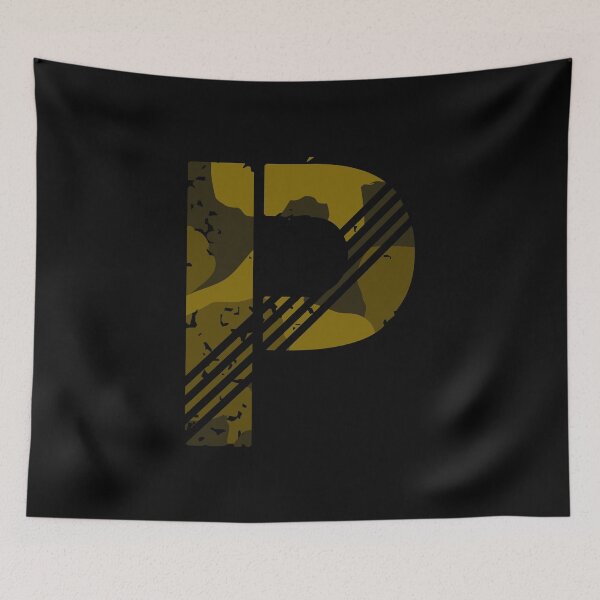 Item preview, Letter P - Modern Initial Graphic Art designed and sold by Gustavo Navarro.