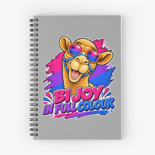 Item preview, BI JOY IN FULL COLOUR – Bi Pride Spectrum Pride Camel – Funny Animal T-Shirt Gift for Animal Lovers designed and sold by Camel & Quirk.