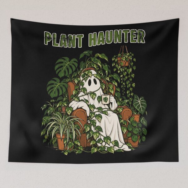 Item preview, Plant Haunter - Ghost Houseplant Lover & Spooky Indoor Jungle designed and sold by sekrecja.