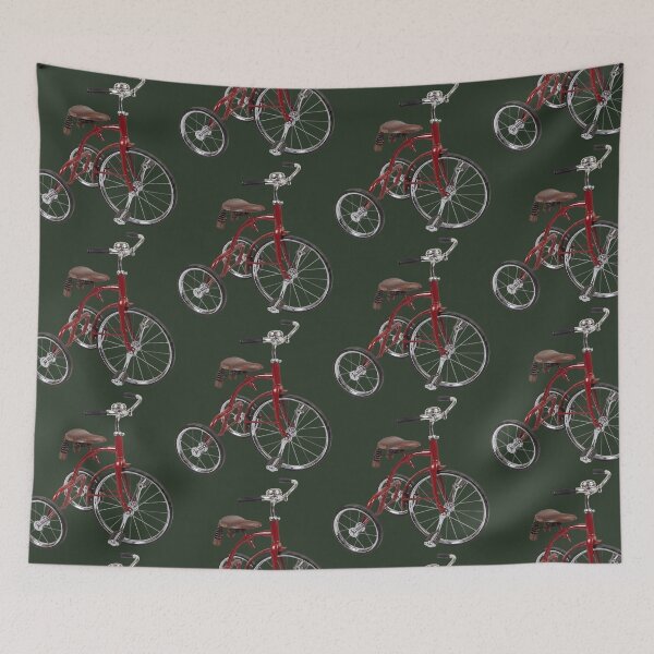 Item preview, Vintage Red Tricycle designed and sold by Susan Savad.