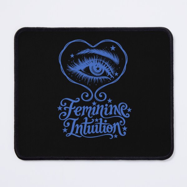 Item preview, Feminine Intuition Blue Eye Inside Heart Stars Mystical designed and sold by Cuiroblinda.