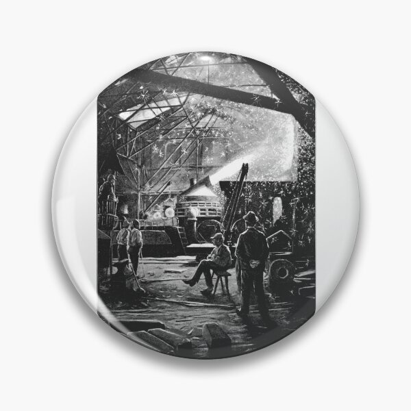Item preview, Industrial Revolution Steel Foundry Etching designed and sold by Antique Science Press.