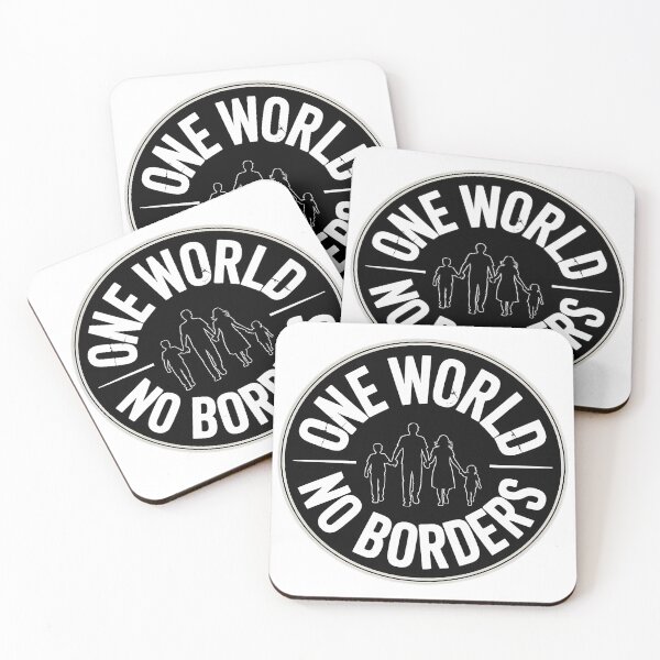 Item preview, One World no borders - Political Statement Design designed and sold by LoFizzy.