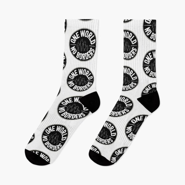 Item preview, One World no borders - Political Statement Design designed and sold by LoFizzy.