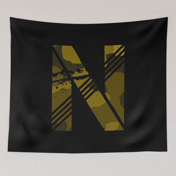 Item preview, Letter N - Bold Monogram Design designed and sold by Gustavo Navarro.