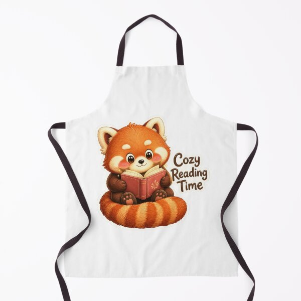 Item preview, Cute Red Panda Reading Book designed and sold by Animepopstudio.