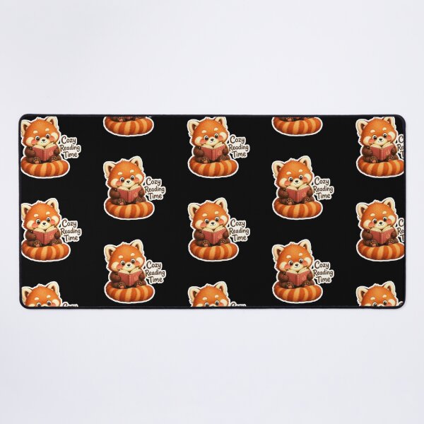 Item preview, Cute Red Panda Reading Book designed and sold by Animepopstudio.