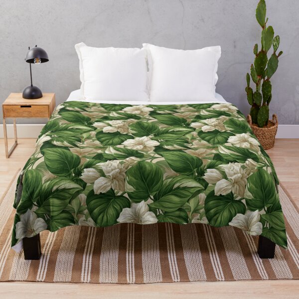 Item preview, Lush Pothos Texture - Flower Floral Pattern - Birthday Gifts For Girlfriend designed and sold by RoyalStarsPatts.