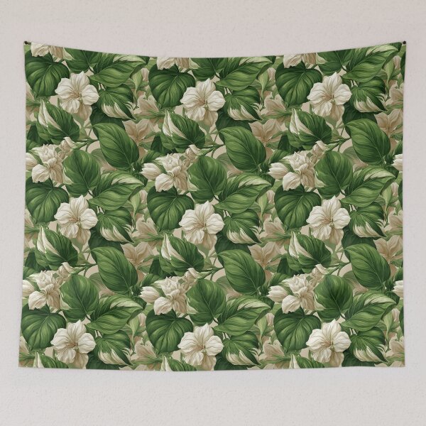 Item preview, Lush Pothos Texture - Flower Floral Pattern - Birthday Gifts For Girlfriend designed and sold by RoyalStarsPatts.