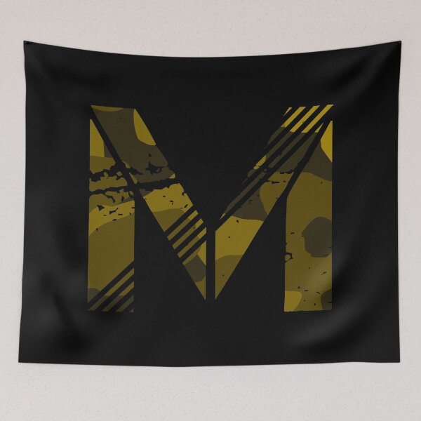 Item preview, Letter M - Modern Alphabet Wall Art designed and sold by Gustavo Navarro.