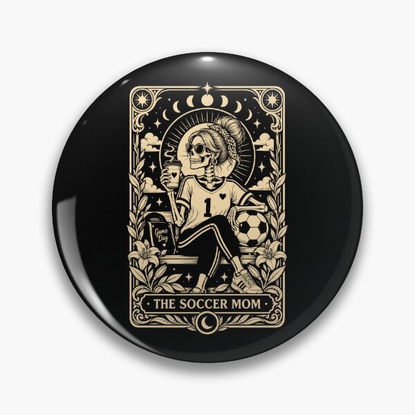 Item preview, Soccer Mom Skeleton Soccer Lover Tarot Card designed and sold by gordonbwyashop.
