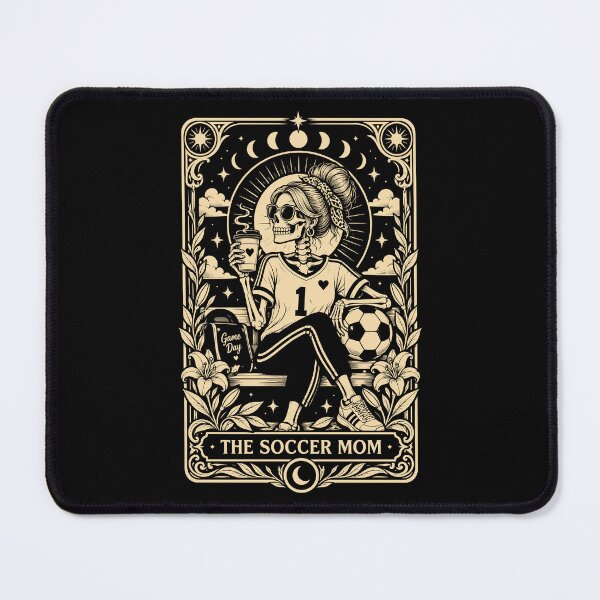 Item preview, Soccer Mom Skeleton Soccer Lover Tarot Card designed and sold by gordonbwyashop.