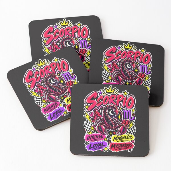 Item preview, Scorpio Zodiac Sign – Bold Colorful Pop Astrology Personality Design designed and sold by MetaModel Editions.
