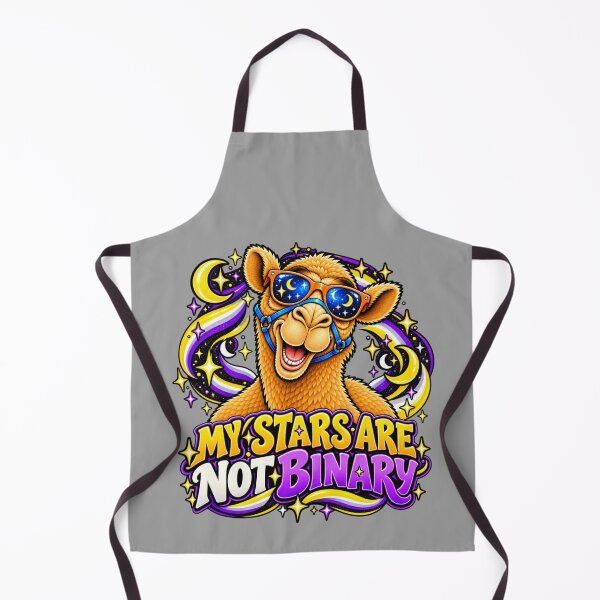 Item preview, MY STARS ARE NOT BINARY – Nonbinary Night Sky Pride Camel – Funny Animal T-Shirt Gift for Animal Lovers designed and sold by Camel & Quirk.
