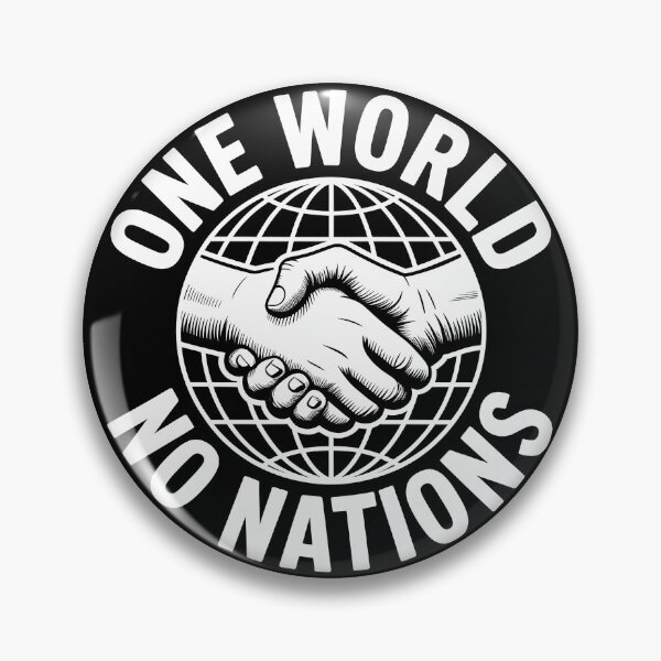 Item preview, One World no Nations - Political Statement Design designed and sold by LoFizzy.