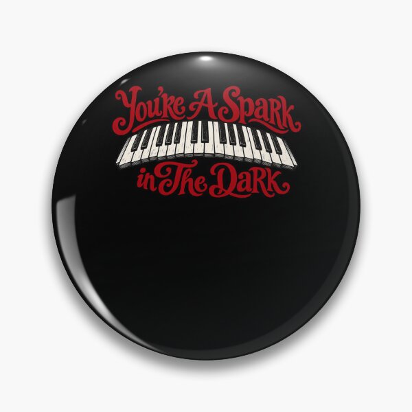 Item preview, You're A Spark In The Dark Red Piano Keys Distressed designed and sold by Cuiroblinda.