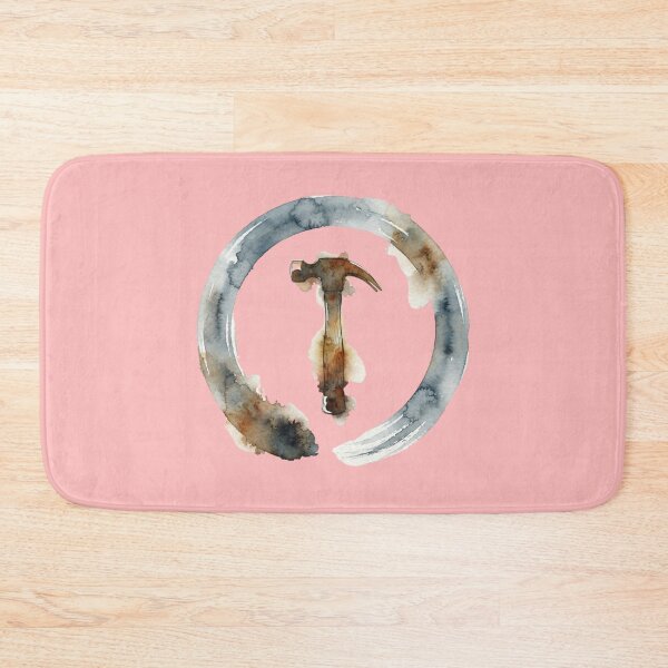 Item preview, Vintage Hammer Zen Circle Watercolor Art Print designed and sold by bvdesignart.