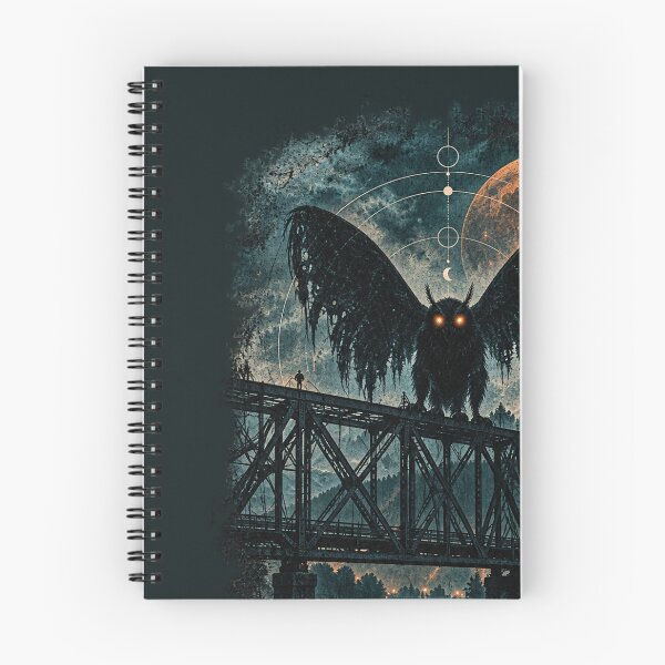 Item preview, Night Watch — Mothman on a Moonlit Bridge designed and sold by Indiskye.