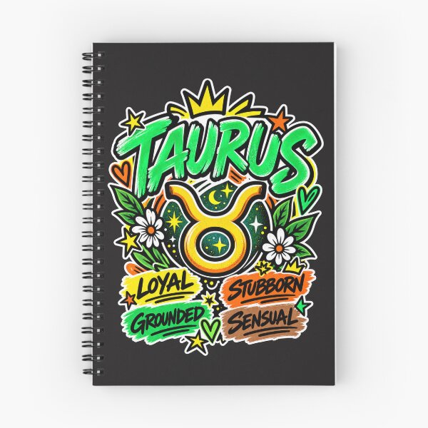 Item preview, Taurus Zodiac Sign – Colorful Pop Astrology Personality Design designed and sold by MetaModel Editions.