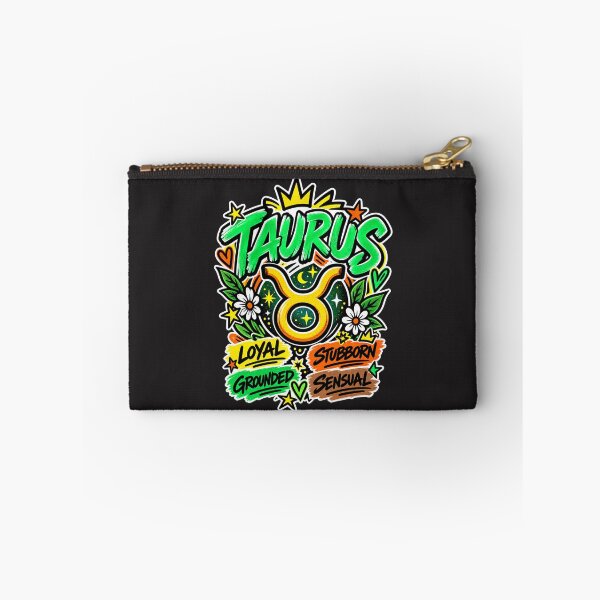 Item preview, Taurus Zodiac Sign – Colorful Pop Astrology Personality Design designed and sold by MetaModel Editions.