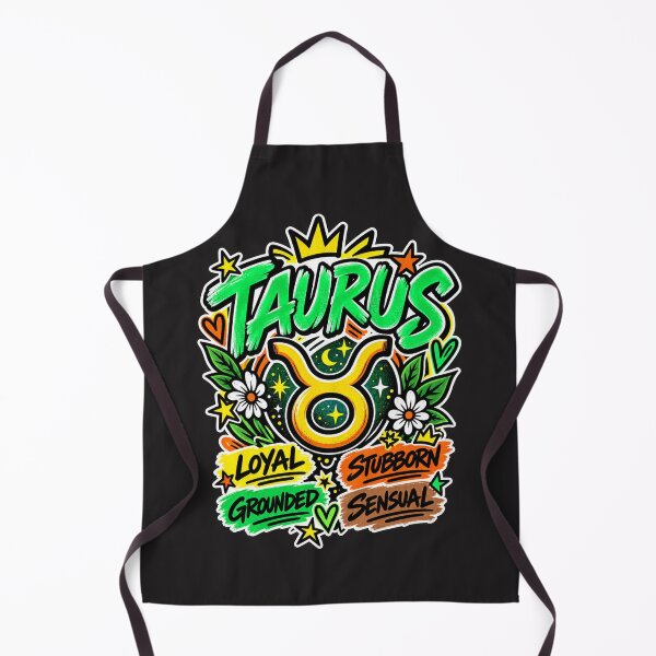 Item preview, Taurus Zodiac Sign – Colorful Pop Astrology Personality Design designed and sold by MetaModel Editions.